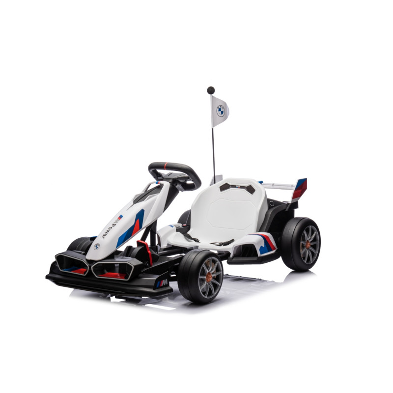 Pojazd Gokart BMW z Funkcją Driftu Biały