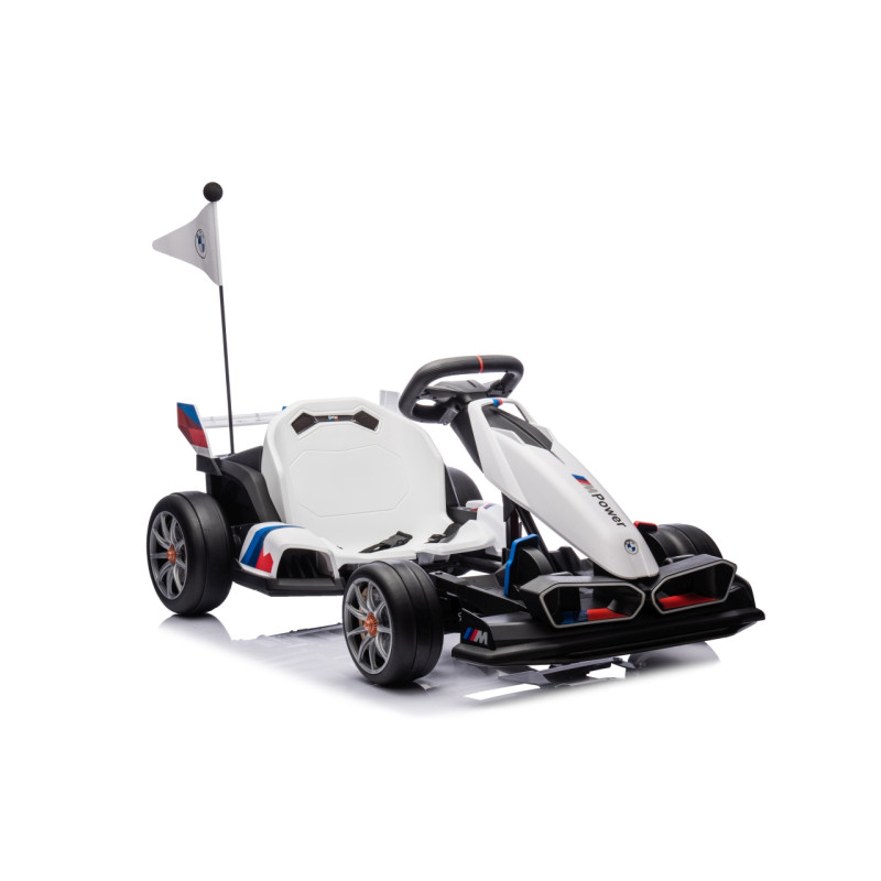 Pojazd Gokart BMW z Funkcją Driftu Biały