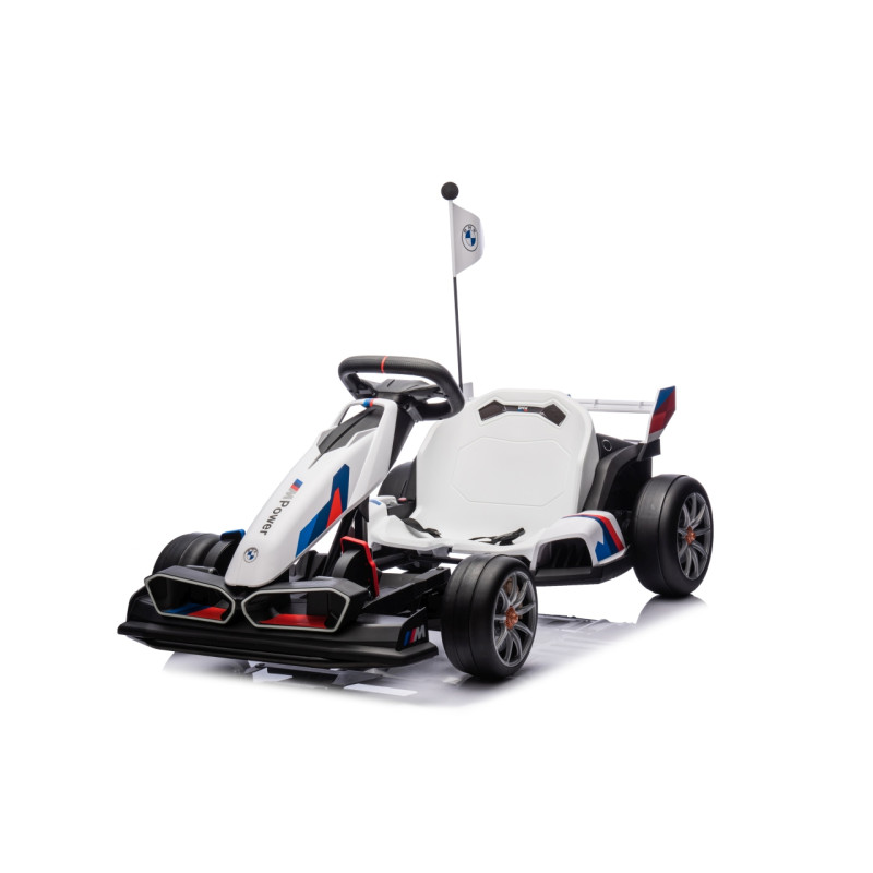 Pojazd Gokart BMW z Funkcją Driftu Biały