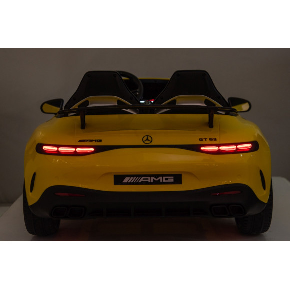 Pojazd Mercedes Benz GT63 AMG Żółty