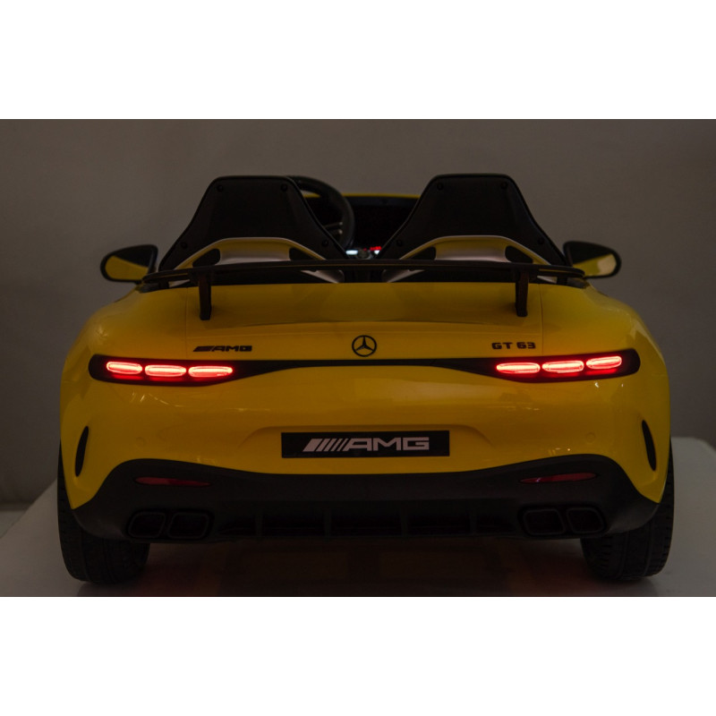 Pojazd Mercedes Benz GT63 AMG Żółty