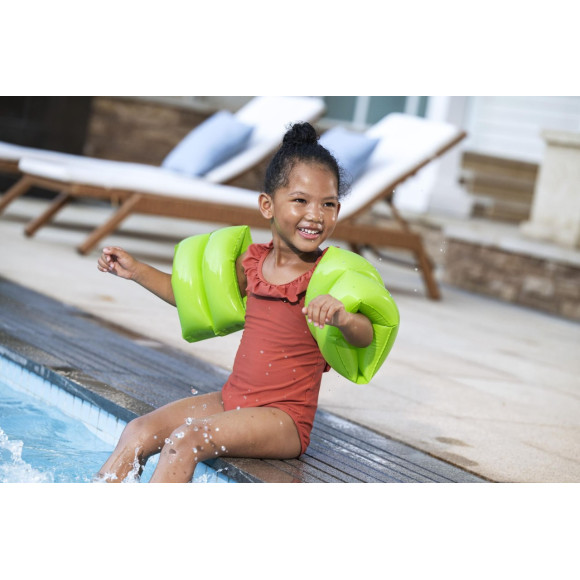 Rękawki do nauki pływania dla dzieci Zielone BESTWAY 25x20cm