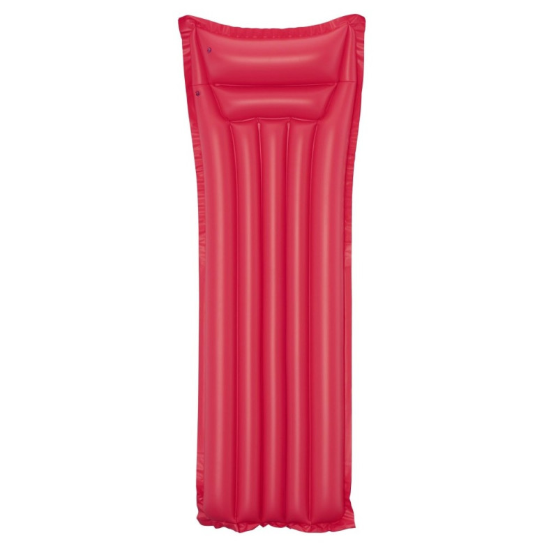 Dmuchany Materac do pływania Czerwony BESTWAY 183x69cm + Poduszka