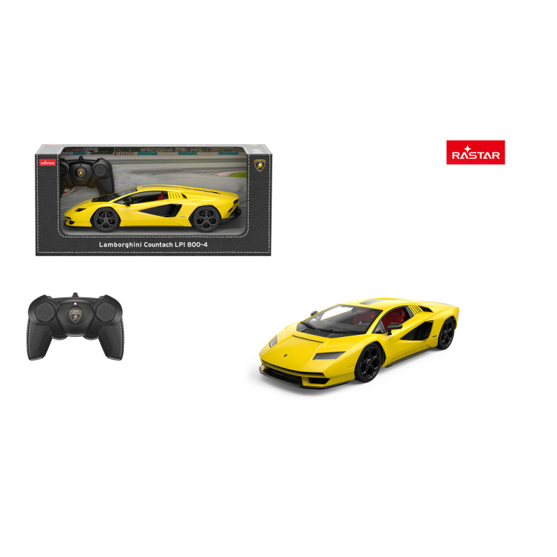 Autko R/C 1:16 Lamborghini Countach LPI 800-4 Żółty RASTAR