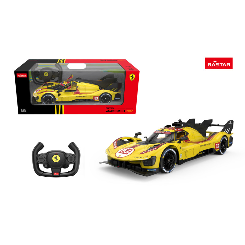 Autko R/C 1:14 Ferrari 499P Żółte RASTAR