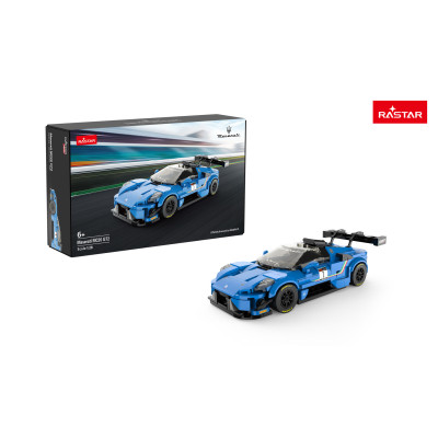 Autko Klocki 1:28 Maserati MC20 GT2 Niebieski RASTAR