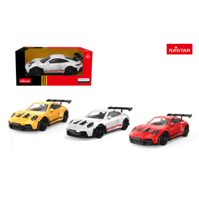 Autko Metalowe 1:43 Porsche  911 GT3 RS Białe RASTAR