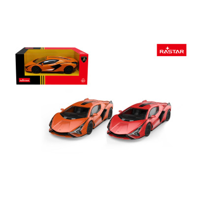 Autko Metalowe 1:43 Lamborghini Sian Pomarańczowe RASTAR