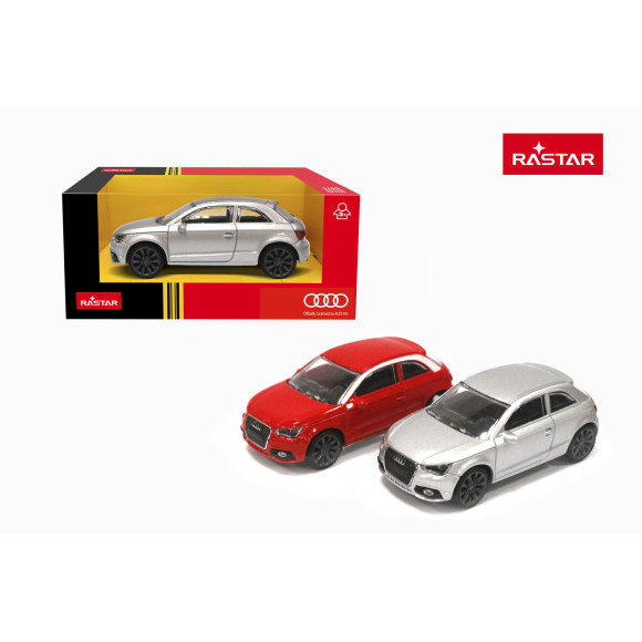 Autko Metalowe 1:43 Audi A1 Czerwony RASTAR