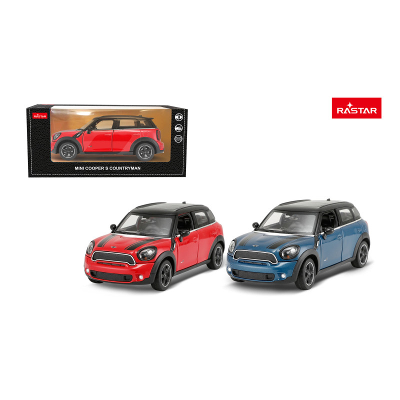 Autko Metalowe 1:24 MINI Countryman Niebieski RASTAR