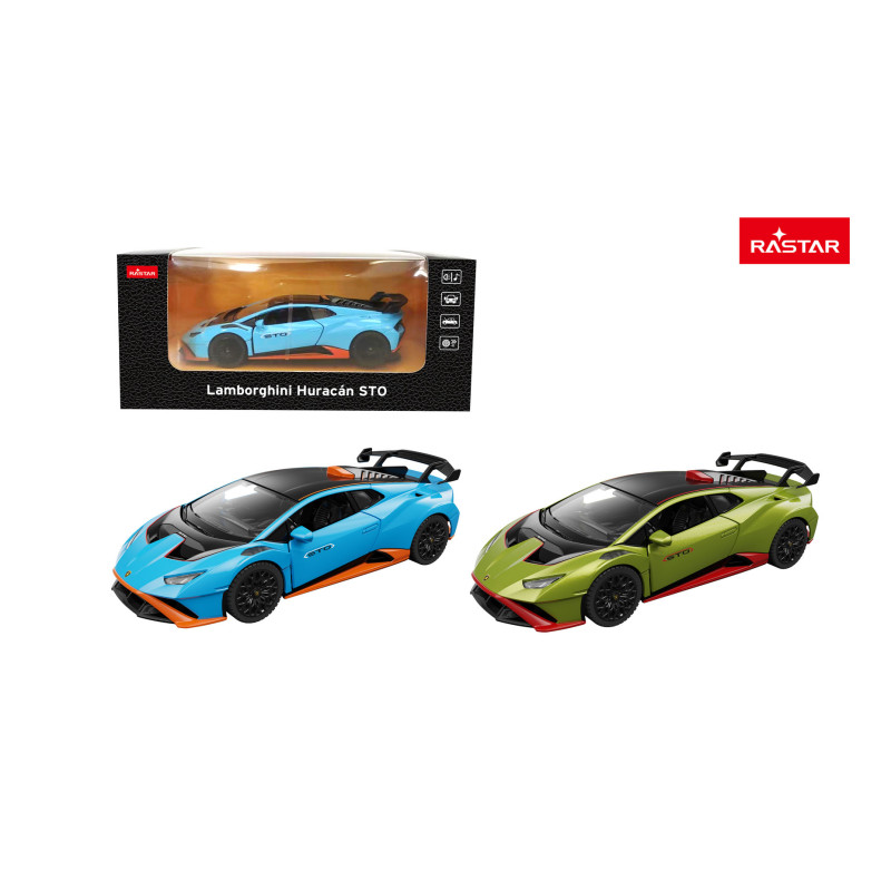 Autko Metalowe 1:32 Lamborghini Huracan STO Niebieski RASTAR