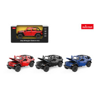 Autko Metalowe 1:32 Jeep Wrangler Rubicon Czerwone RASTAR