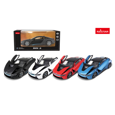Autko Metalowe 1:24 BMW i8 Biały RASTAR