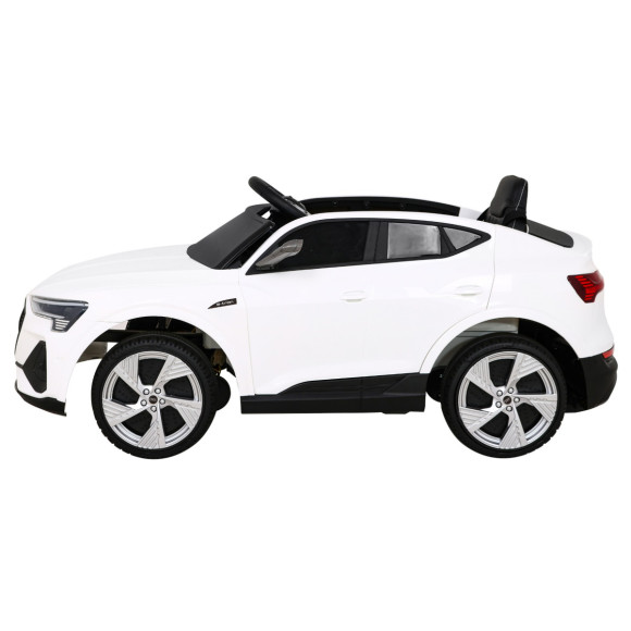 Audi E-Tron Sportback dla dzieci Biały + Pilot + Napęd 4x4 + Wolny Start + Radio MP3 + LED