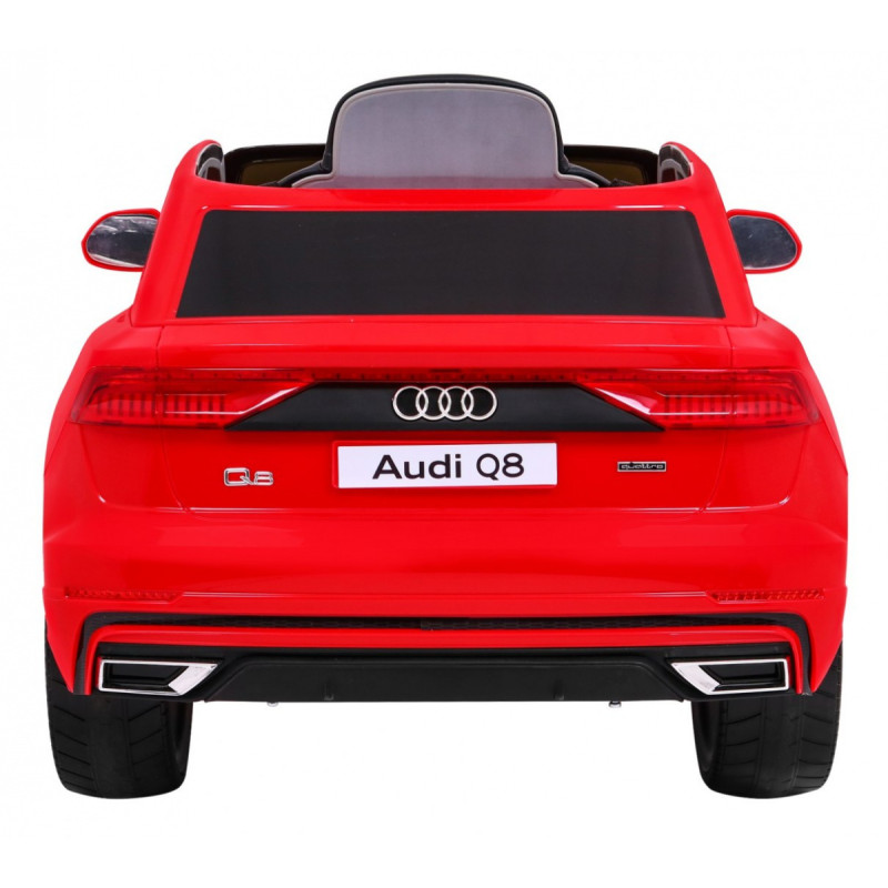 Audi Q8 Lift na akumulator dla dzieci Czerwony + Pilot + EVA + Wolny Start + MP3 USB + LED