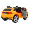 Audi Q8 Lift na akumulator dla dzieci Żółty + Pilot + EVA + Wolny Start + MP3 USB + LED