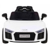 Audi R8 na akumulator dla dzieci Biały + Pilot + EVA + Wolny Start + MP3 LED