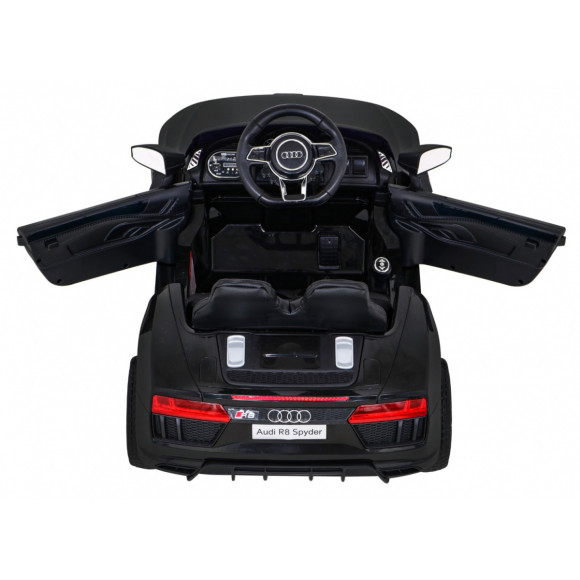 Audi R8 na akumulator dla dzieci Czarny + Pilot + EVA + Wolny Start + MP3 LED