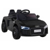 Audi R8 na akumulator dla dzieci Czarny + Pilot + EVA + Wolny Start + MP3 LED