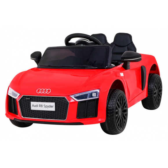 Audi R8 na akumulator dla dzieci Czerwony + Pilot + EVA + Wolny Start + MP3 LED