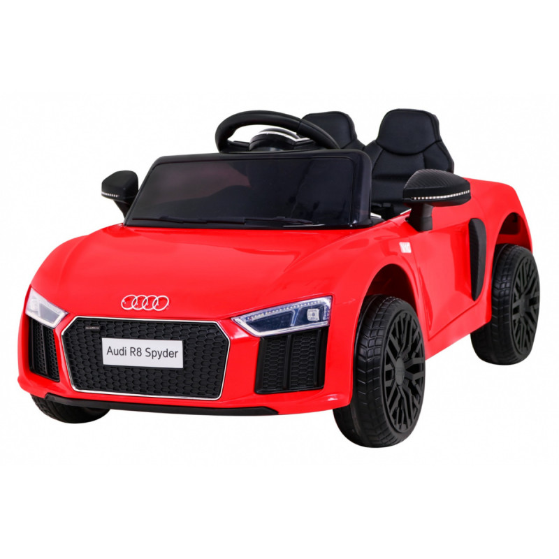 Audi R8 na akumulator dla dzieci Czerwony + Pilot + EVA + Wolny Start + MP3 LED