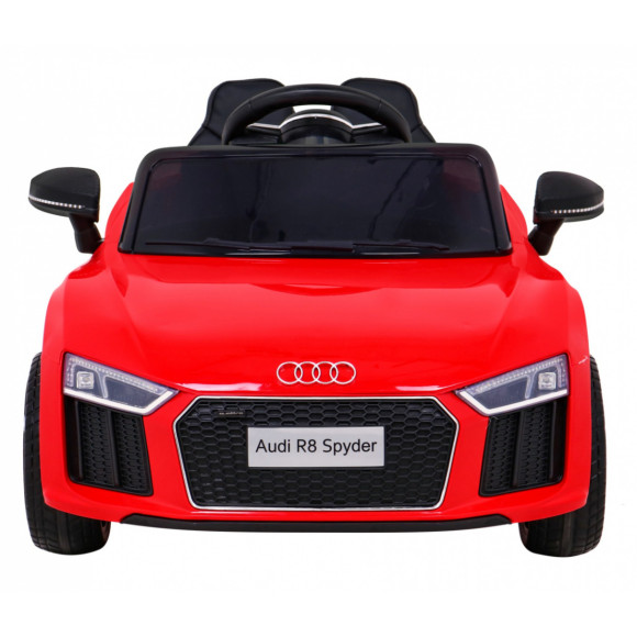 Audi R8 na akumulator dla dzieci Czerwony + Pilot + EVA + Wolny Start + MP3 LED