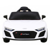 Audi R8 LIFT Samochodzik na akumulator Biały + Pilot + Koła EVA + MP3 + LED