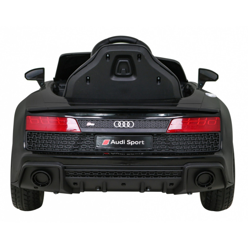 Audi R8 LIFT Samochodzik na akumulator Czarny + Pilot + Koła EVA + MP3 + LED