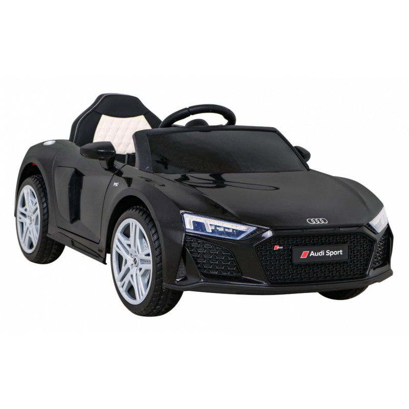 Audi R8 LIFT Samochodzik na akumulator Czarny + Pilot + Koła EVA + MP3 + LED