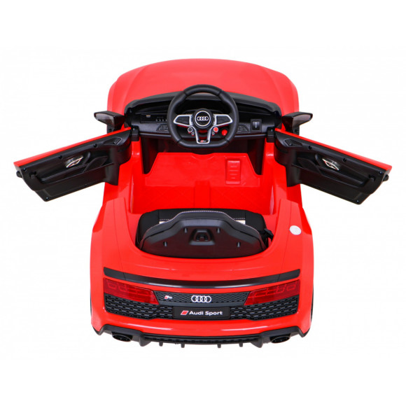 Audi R8 LIFT Samochodzik na akumulator Czerwony + Pilot + Koła EVA + MP3 + LED