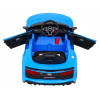 Audi R8 LIFT Samochodzik na akumulator Niebieski + Pilot + Koła EVA + MP3 + LED