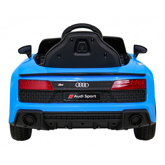 Audi R8 LIFT Samochodzik na akumulator Niebieski + Pilot + Koła EVA + MP3 + LED