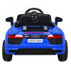Audi R8 na akumulator dla dzieci Niebieski + Pilot + EVA + Wolny Start + MP3 LED