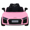 Audi R8 na akumulator dla dzieci Różowy + Pilot + EVA + Wolny Start + MP3 LED