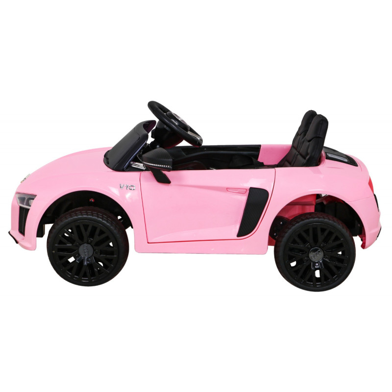 Audi R8 na akumulator dla dzieci Różowy + Pilot + EVA + Wolny Start + MP3 LED