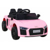Audi R8 na akumulator dla dzieci Różowy + Pilot + EVA + Wolny Start + MP3 LED