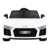 Audi R8 Spyder na akumulator Biały + Pilot + EVA + Wolny Start + Radio MP3 + LED Audi R8 Spyder na akumulator Biały + Pilot + EVA + Wolny Start + Radio MP3 + LED