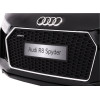 Audi R8 Spyder na akumulator Czarny + Pilot + EVA + Wolny Start + Radio MP3 + LED Audi R8 Spyder na akumulator Czarny + Pilot + EVA + Wolny Start + Radio MP3 + LED