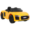 Audi R8 Spyder na akumulator Żółty + Pilot + EVA + Wolny Start + Radio MP3 + LED Audi R8 Spyder na akumulator Żółty + Pilot + EVA + Wolny Start + Radio MP3 + LED