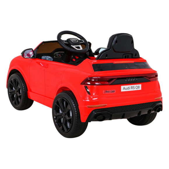 Audi RS Q8 Autko na akumulator Czerwony + Pilot + Wolny Start + EVA + LED + MP3 USB