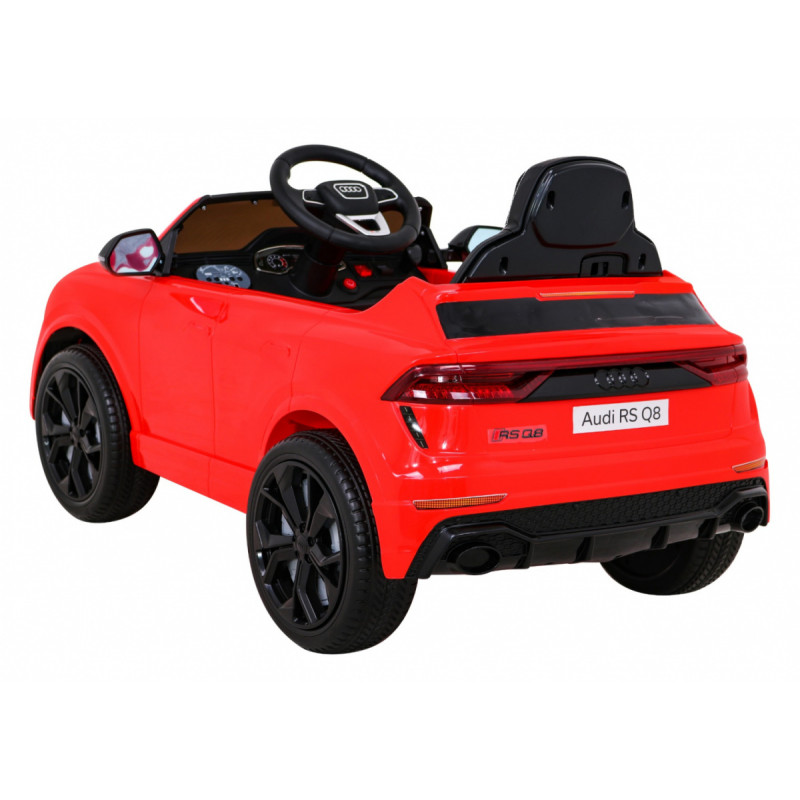 Audi RS Q8 Autko na akumulator Czerwony + Pilot + Wolny Start + EVA + LED + MP3 USB