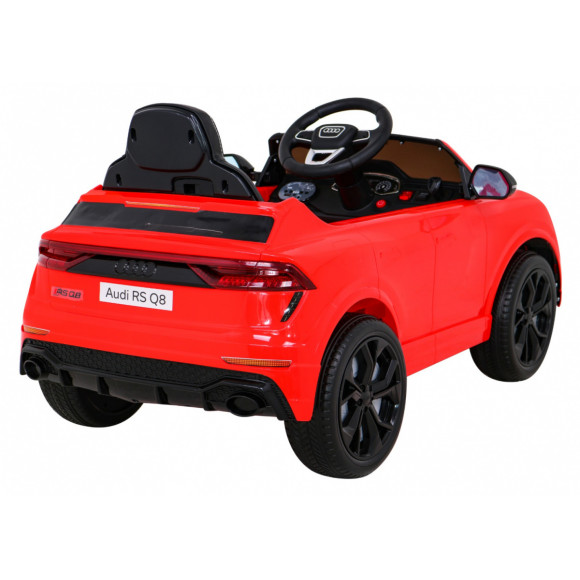 Audi RS Q8 Autko na akumulator Czerwony + Pilot + Wolny Start + EVA + LED + MP3 USB