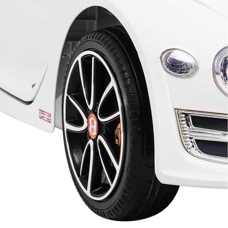 Auto na akumulator Bentley EXP 12 dla dzieci Biały + Pilot + Otwierane drzwi + Elegancki wygląd