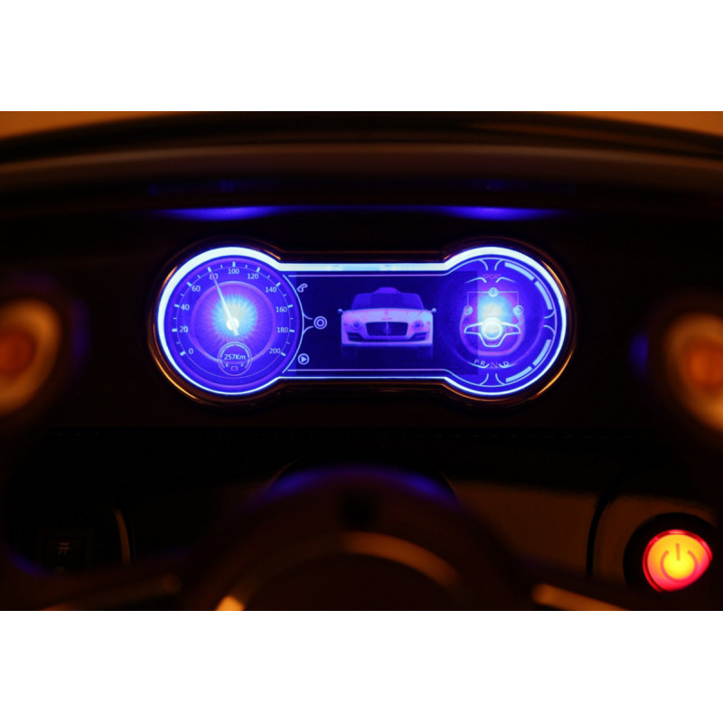 Auto na akumulator Bentley EXP 12 dla dzieci Biały + Pilot + Otwierane drzwi + Elegancki wygląd