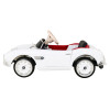 Autko BMW 507 Retro elektryczne dla dzieci Biały + Audio LED + Pilot + Ekoskóra + EVA + Wolny Start