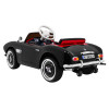 Autko BMW 507 Retro elektryczne dla dzieci Czarny + Audio LED + Pilot + Ekoskóra + EVA + Wolny Start