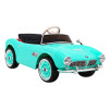 Autko BMW 507 Retro elektryczne dla dzieci Zielony + Audio LED + Pilot + Ekoskóra + EVA + Wolny Start