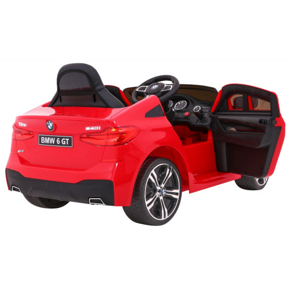 BMW 6 GT Autko na akumulator Czerwony + Pilot + Wolny Start + EVA + Pasy + LED MP3