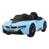 BMW I8 Lift Auto na akumulator Niebieski + Pilot + Wolny Start + 3-pkt pasy + MP3 USB + LED