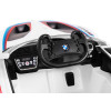 BMW M6 GT3 Auto na akumulator dla dzieci Biały + Nawiew powietrza + Dźwięki MP3 Światła + Pilot